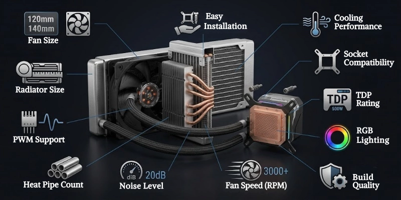 Key Features Of A Cpu Cooler Key Features Of A Cpu Cooler