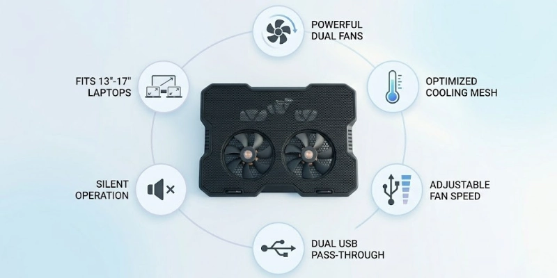 Key Features Of A Laptop Cooling Pad
