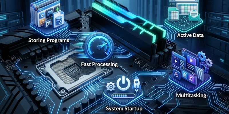 Main Functions Of Computer Memory