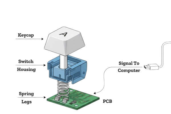 Parts Of A Mechanical Keyboard