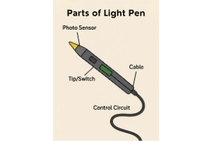 Parts Of Lightpen Parts Of Light Pen
