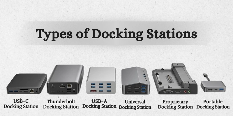 Types Of Docking Stations Types Of Docking Stations