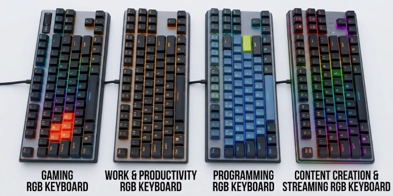Types Of Rgb Keyboards Based On Use Types Of Rgb Keyboards Based On Use