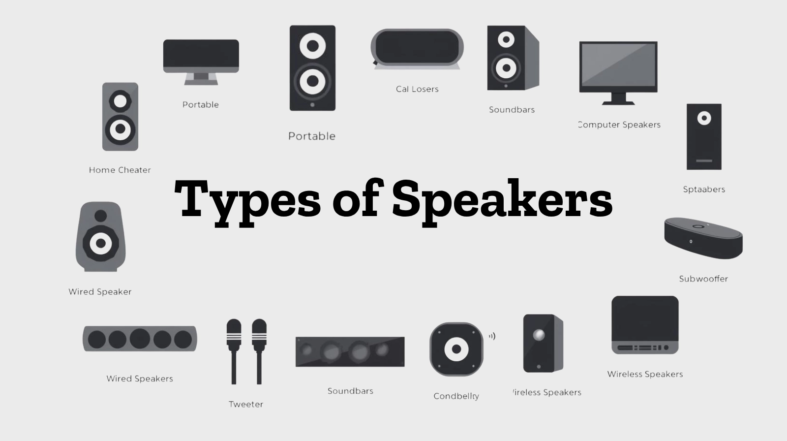 Types Of Speakers Types Of Speakers